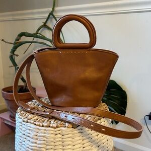 Madewell The Westport Small Crossbody Bag - Brown Leather